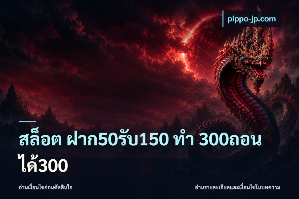 สล็อต ฝาก50รับ150 ทํา 300ถอนได้300
