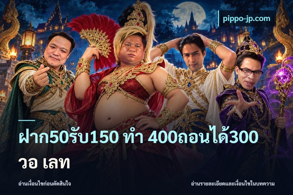 ฝาก50รับ150 ทํา 400ถอนได้300 วอ เลท