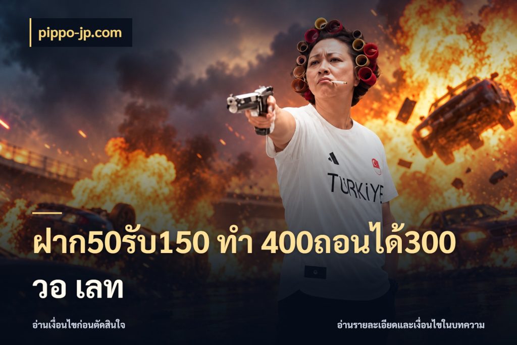 ฝาก50รับ150 ทํา 400ถอนได้300 วอ เลท pippo-jp.com สีสันของโปรฝากและยอดรับ
