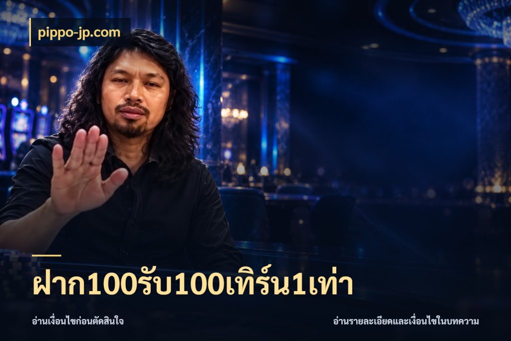 ฝาก100รับ100เทิร์น1เท่า pippo-jp.com เปิดมุมโปรให้เข้ากับเกมแนวโปรด