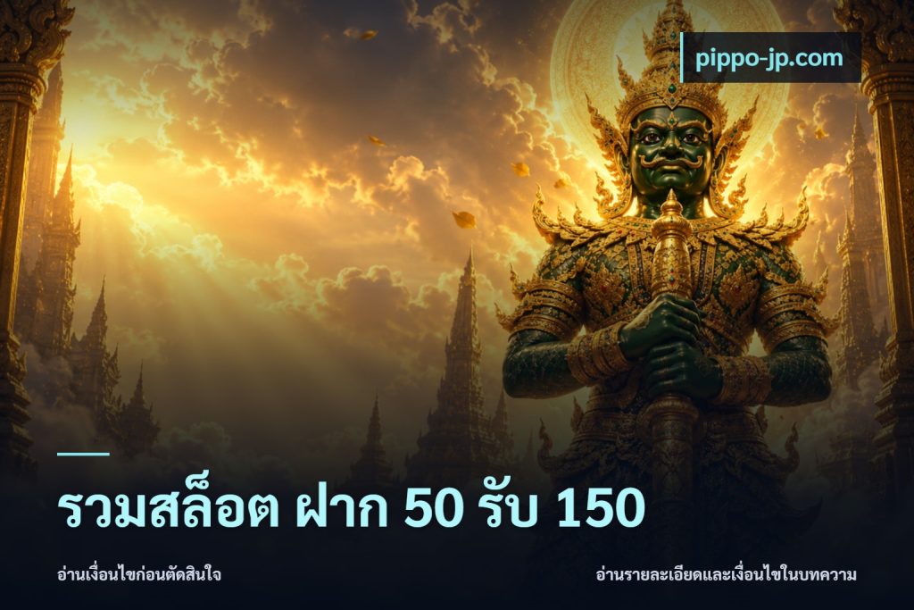 รวมสล็อต ฝาก 50 รับ 150