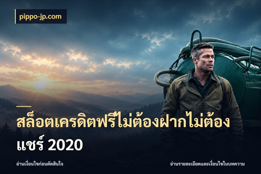 สล็อตเครดิตฟรีไม่ต้องฝากไม่ต้องแชร์ 2020 เครดิตฟรีกับจังหวะลุ้นที่คุณเลือก ในมุม pippo-jp.com