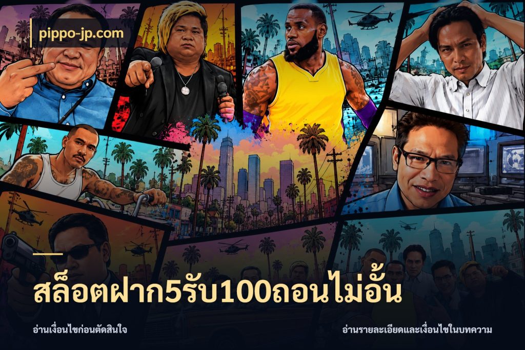 สล็อตฝาก5รับ100ถอนไม่อั้น จับคู่โบนัสกับสไตล์เกมที่ชอบ ในมุม pippo-jp.com