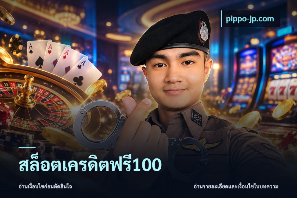สล็อตเครดิตฟรี100