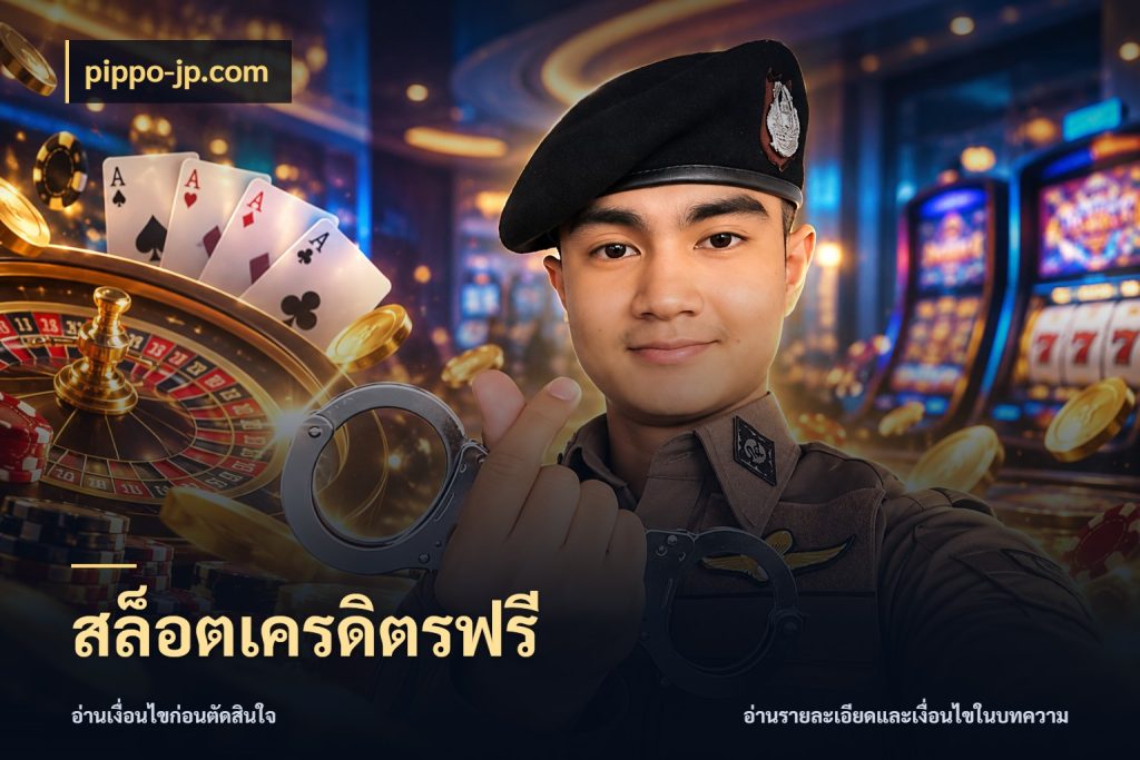 สล็อตเครดิตรฟรี จับมุมเด่นของเครดิตฟรีให้ตรงใจ สไตล์ pippo-jp.com