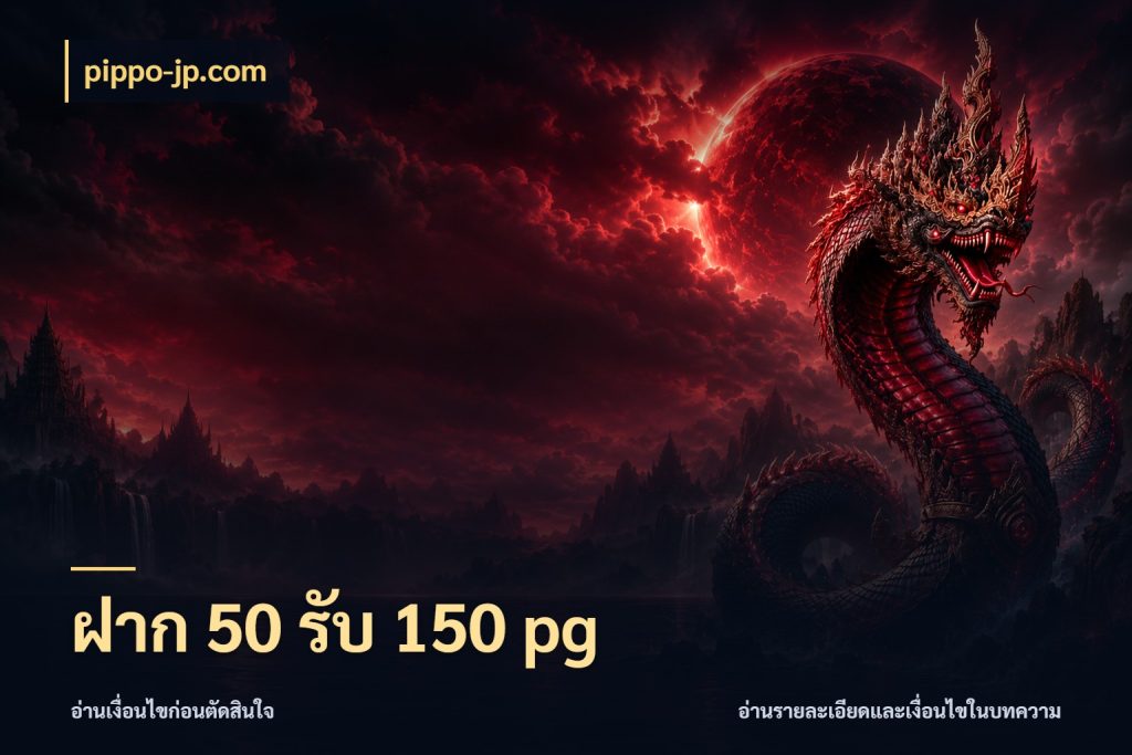 ฝาก 50 รับ 150 pg จุดเด่นของเครดิตที่คนชอบเกมอยากรู้ สไตล์ pippo-jp.com