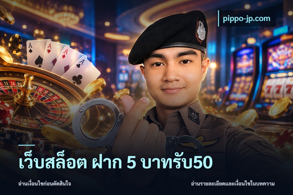 เว็บสล็อต ฝาก 5 บาทรับ50