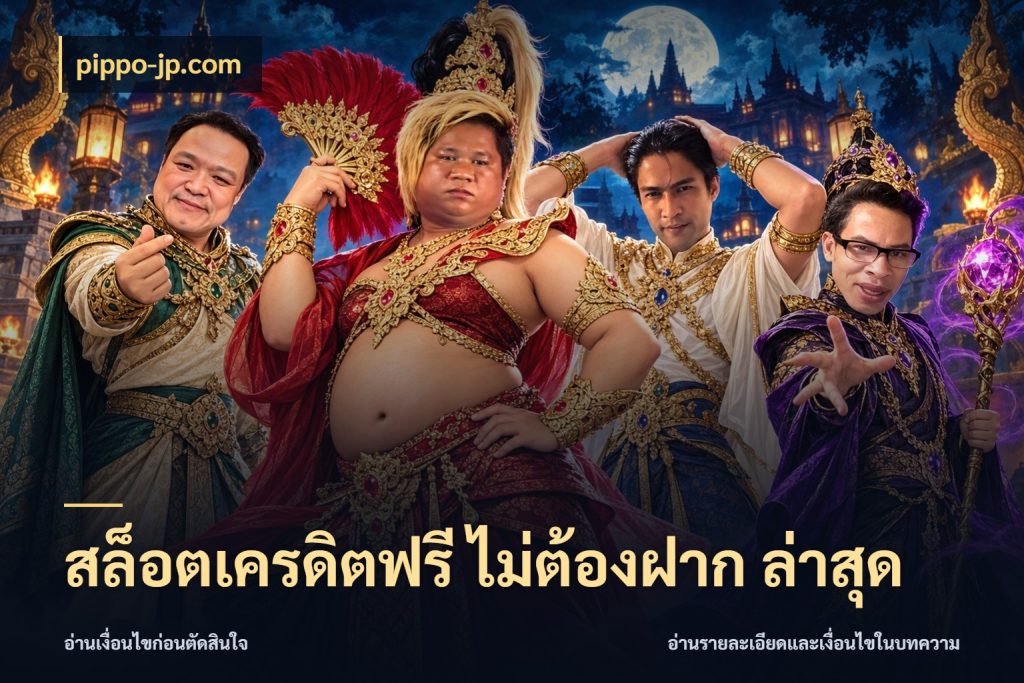 สล็อตเครดิตฟรี ไม่ต้องฝาก ล่าสุด pippo-jp.com สิทธิ์ที่สายโบนัสสนใจกับวิธีรับ