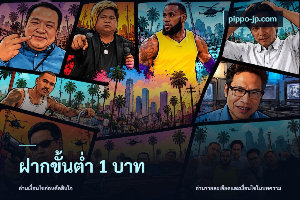 ฝากขั้นต่ำ 1 บาท