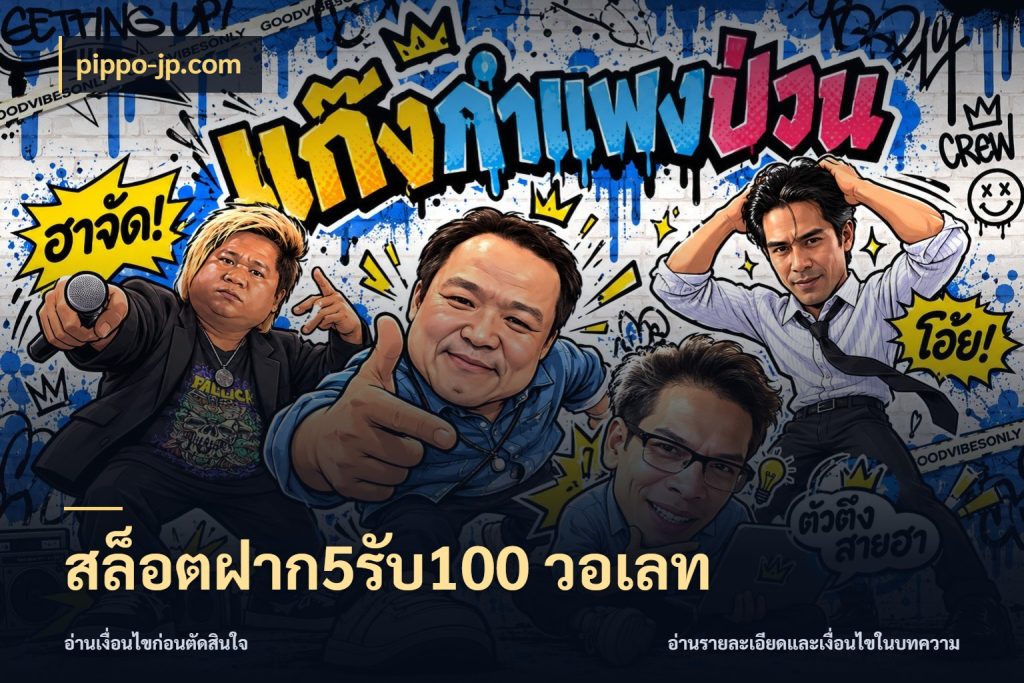 สล็อตฝาก5รับ100 วอเลท pippo-jp.com สายโบนัสเลือกจังหวะสนุกได้อย่างไร