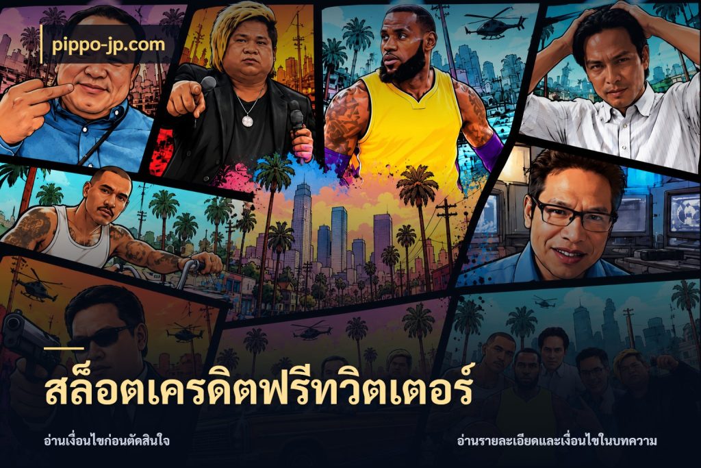 สล็อตเครดิตฟรีทวิตเตอร์ เครดิตฟรีกับจังหวะลุ้นที่คุณเลือก สไตล์ pippo-jp.com