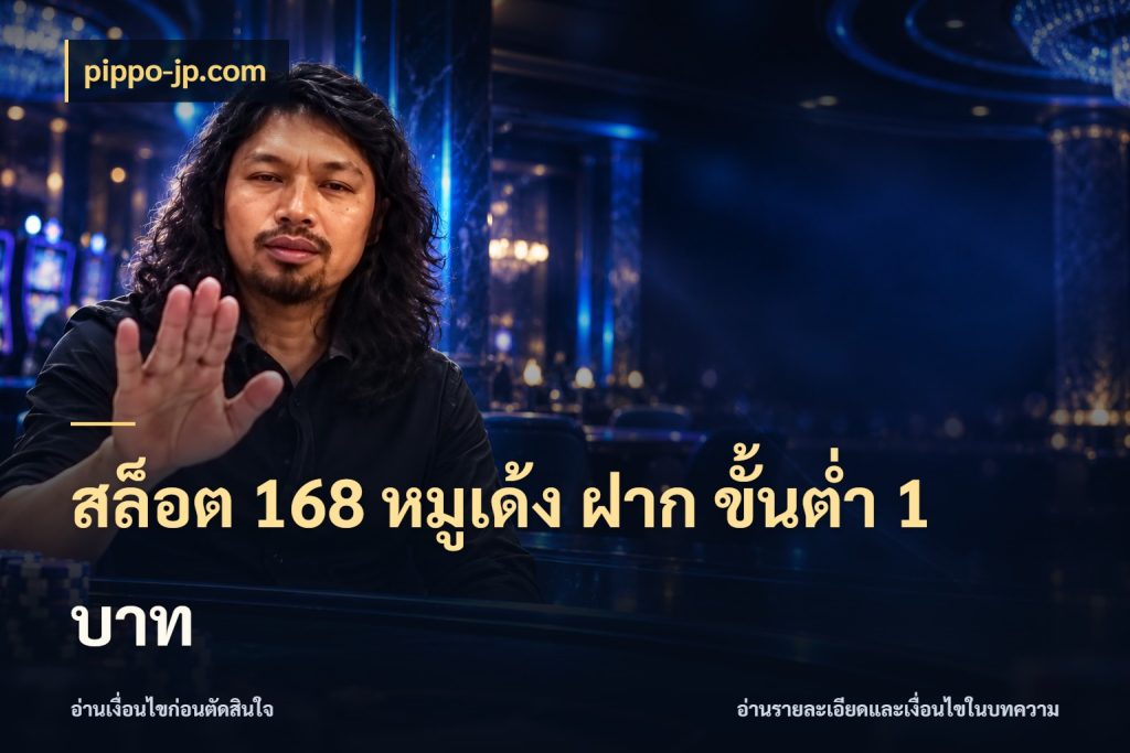 สล็อต 168 หมูเด้ง ฝาก ขั้นต่ำ 1 บาท เปิดมุมยอดเริ่มต้นสำหรับคนชอบเกม กับ pippo-jp.com