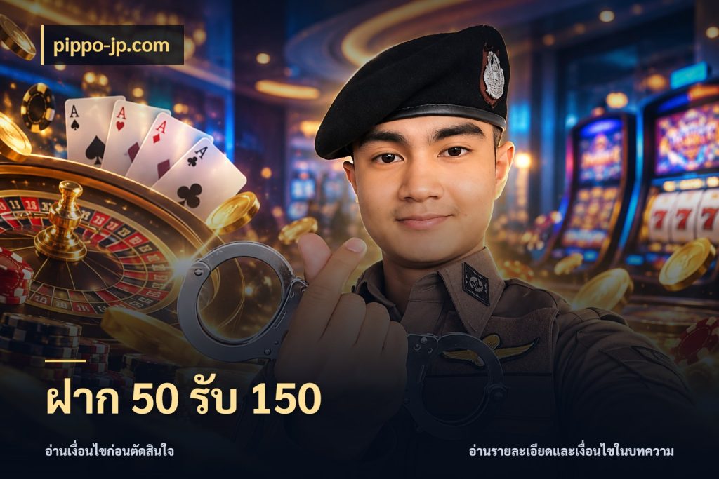 ฝาก 50 รับ 150 สนุกกับตัวเลือกโปรในสไตล์ของคุณ สไตล์ pippo-jp.com