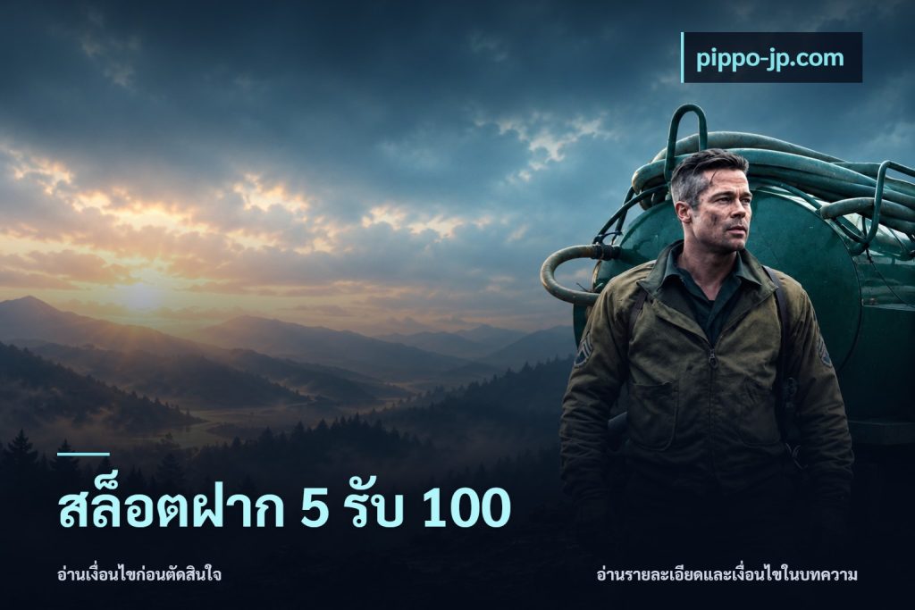 สล็อตฝาก 5 รับ 100