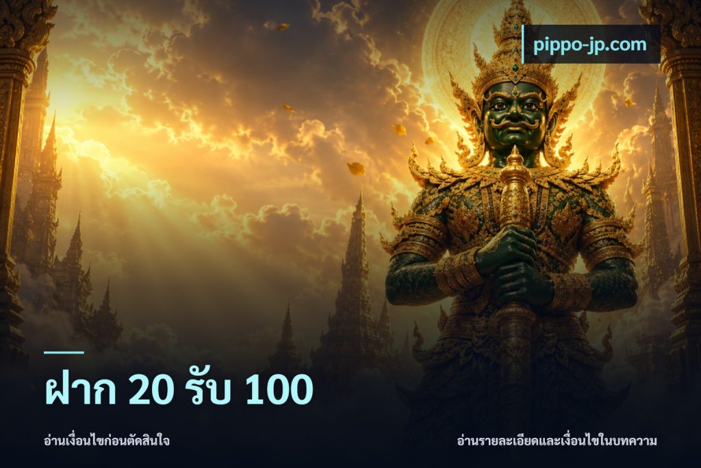 ฝาก 20 รับ 100