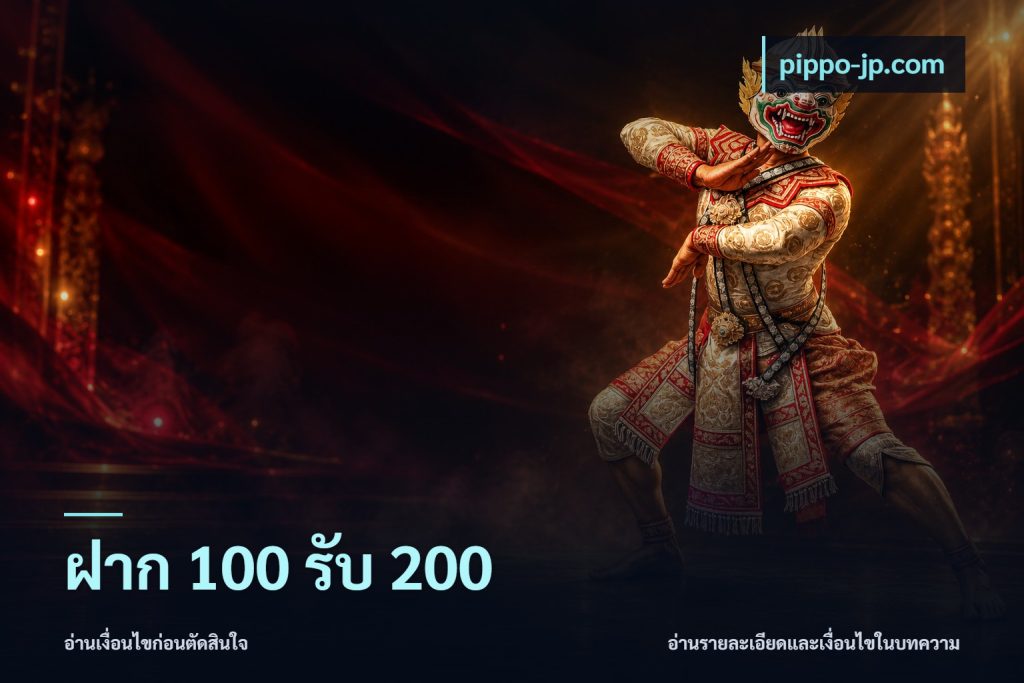ฝาก 100 รับ 200