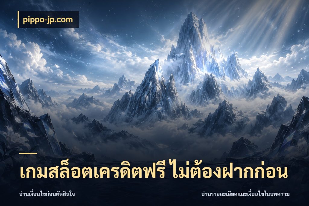เกมสล็อตเครดิตฟรี ไม่ต้องฝากก่อน สีสันของเครดิตฟรีและเกมแนวที่ชอบ สไตล์ pippo-jp.com