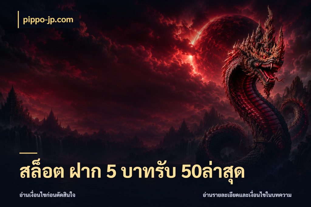 สล็อต ฝาก 5 บาทรับ 50ล่าสุด ยอดฝากและยอดรับในมุมของคนชอบลุ้น ในมุม pippo-jp.com