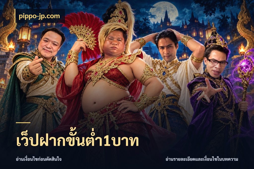 เว็ปฝากขั้นต่ำ1บาท สายทุนน้อยเลือกความสนุกให้พอดี กับ pippo-jp.com
