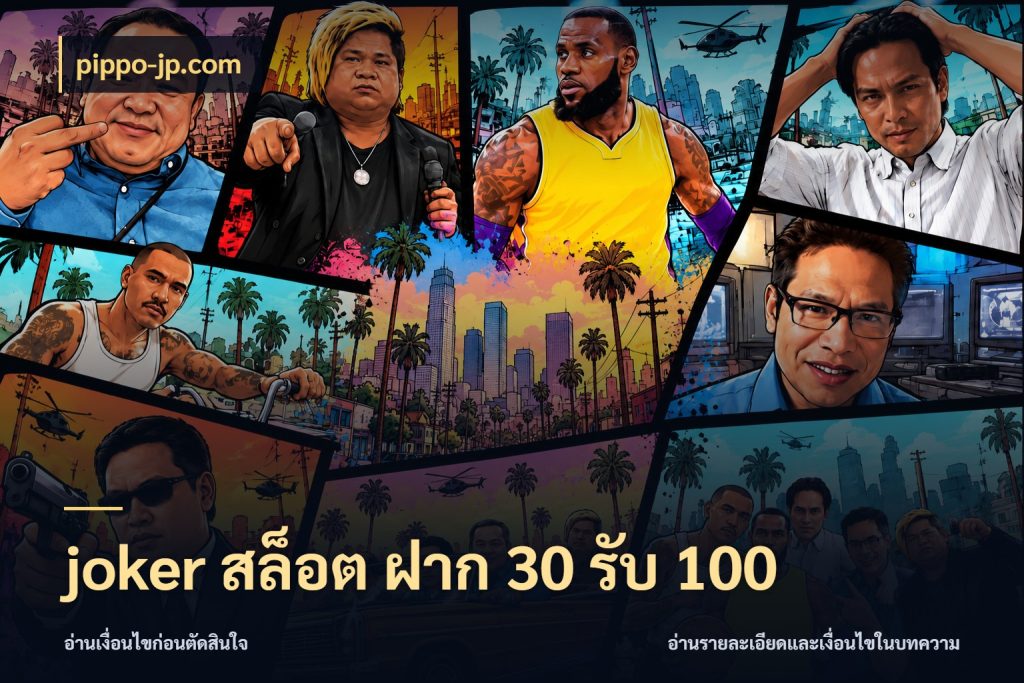 joker สล็อต ฝาก 30 รับ 100 เครดิตกับรูปแบบโปรที่ตรงใจ สไตล์ pippo-jp.com