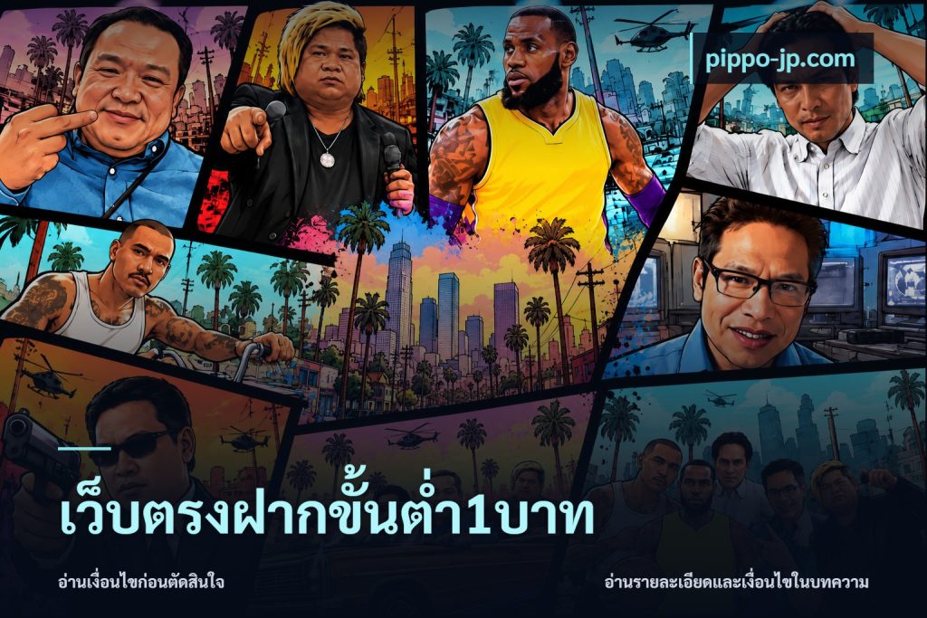 เว็บตรงฝากขั้นต่ำ1บาท