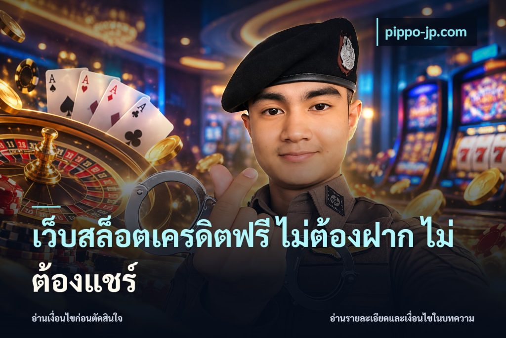 เว็บสล็อตเครดิตฟรี ไม่ต้องฝาก ไม่ต้องแชร์
