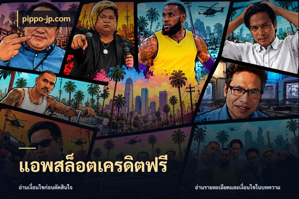 แอพสล็อตเครดิตฟรี เลือกสไตล์ความสนุกจากรูปแบบเครดิต ในมุม pippo-jp.com