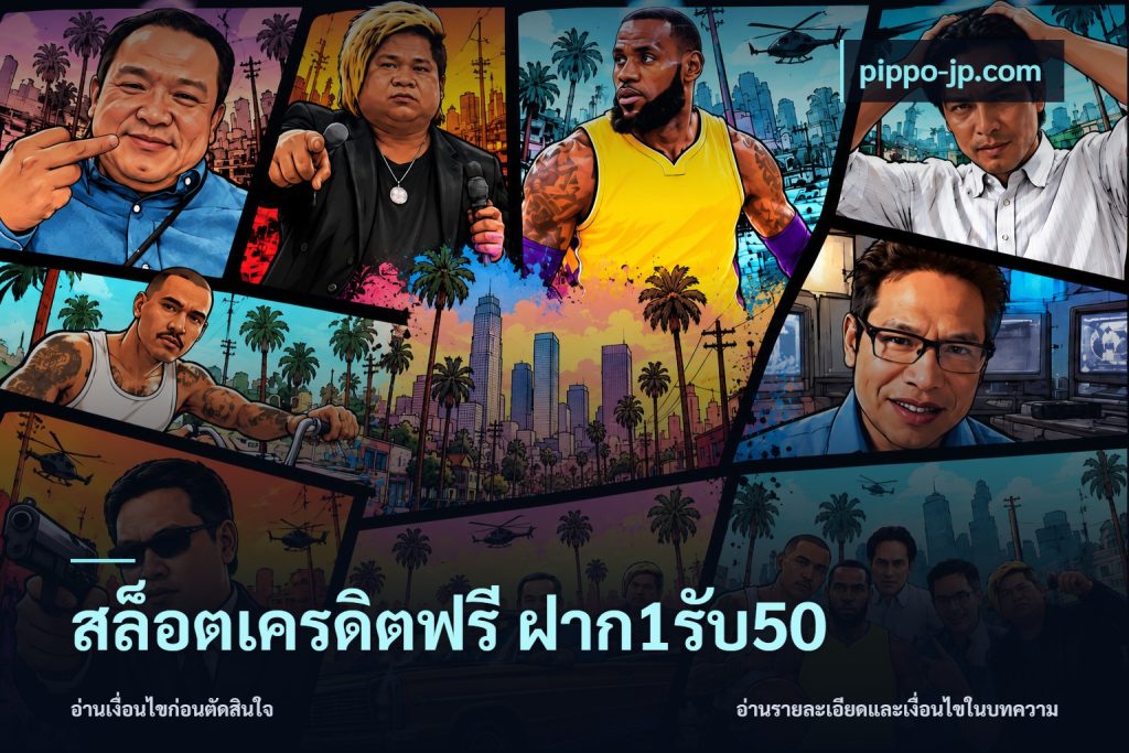 สล็อตเครดิตฟรี ฝาก1รับ50