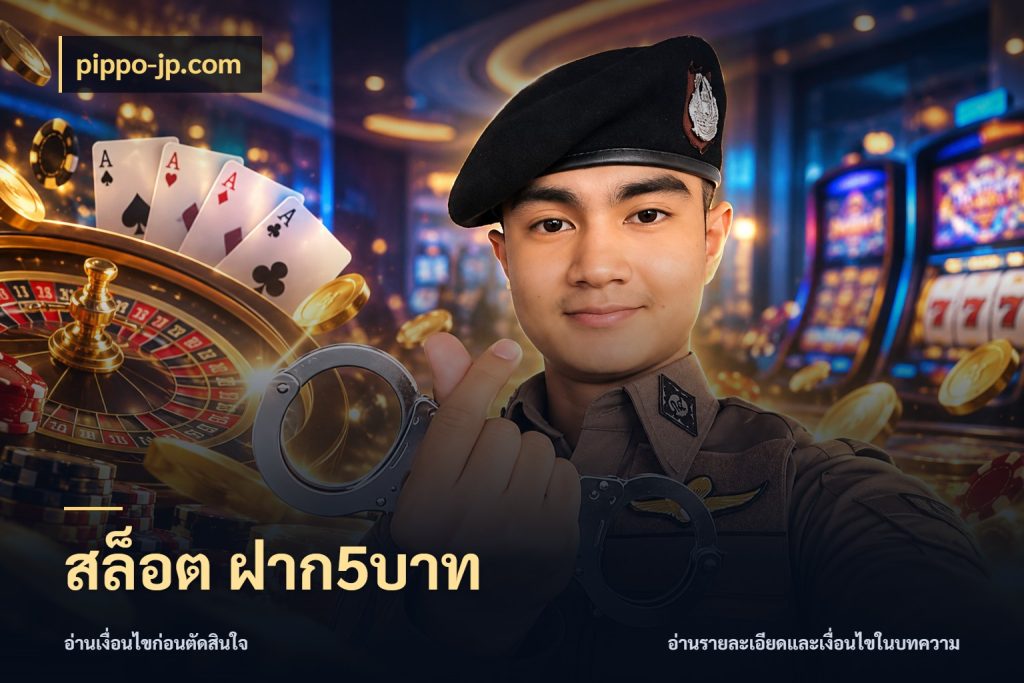 สล็อต ฝาก5บาท ยอดเริ่มต้นน่าจับตากับสิทธิ์ที่เกี่ยวข้อง สไตล์ pippo-jp.com