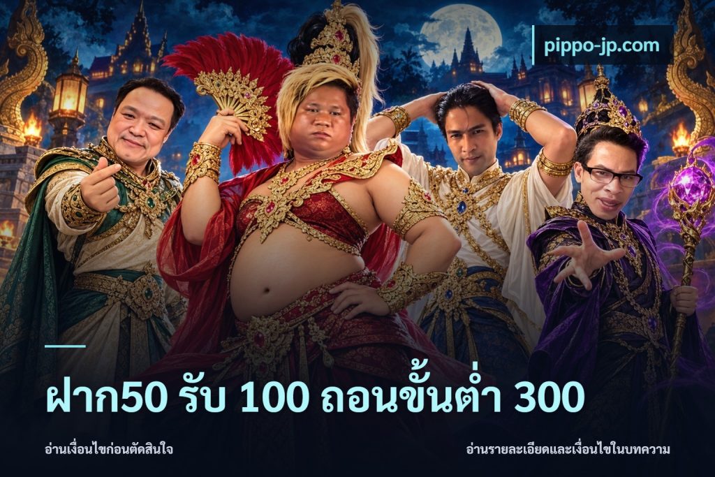 ฝาก50 รับ 100 ถอนขั้นต่ํา 300