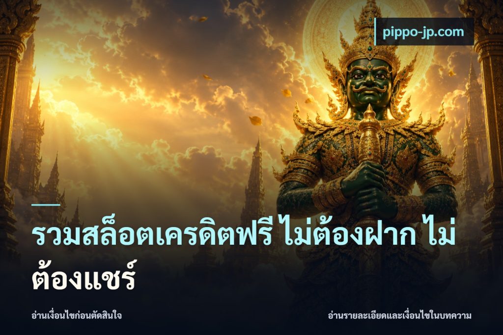 รวมสล็อตเครดิตฟรี ไม่ต้องฝาก ไม่ต้องแชร์