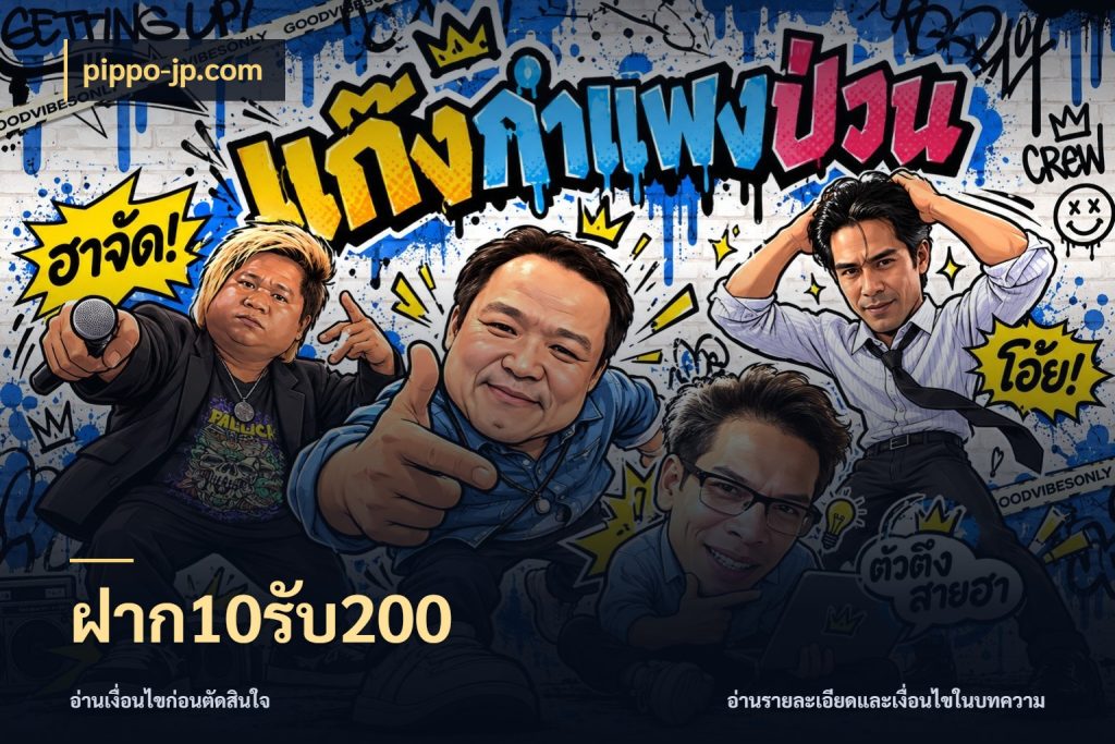 ฝาก10รับ200 pippo-jp.com จุดเด่นของเครดิตที่คนชอบเกมอยากรู้