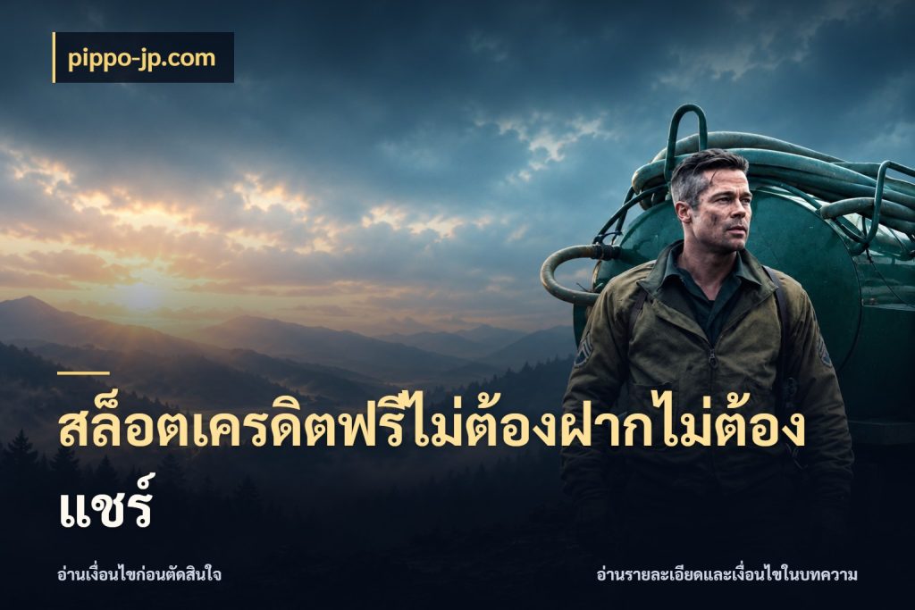 สล็อตเครดิตฟรีไม่ต้องฝากไม่ต้องแชร์ สิทธิ์ที่สายโบนัสสนใจกับวิธีรับ สไตล์ pippo-jp.com