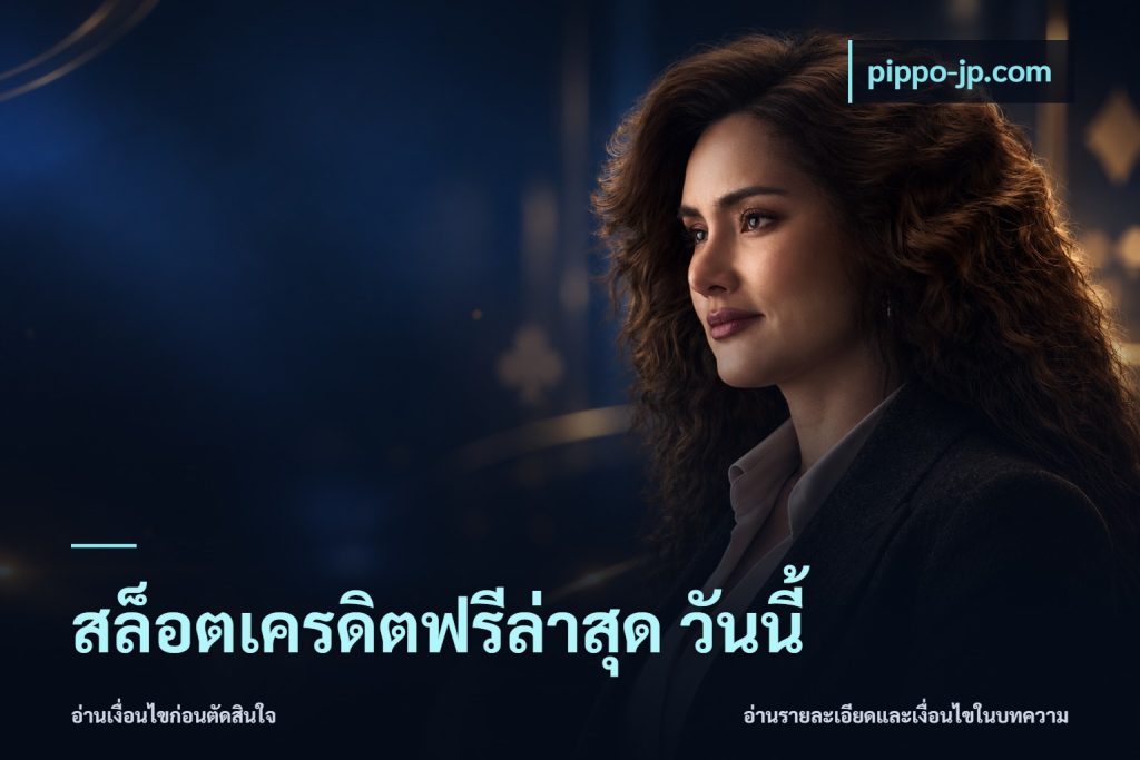 สล็อตเครดิตฟรีล่าสุด วันนี้