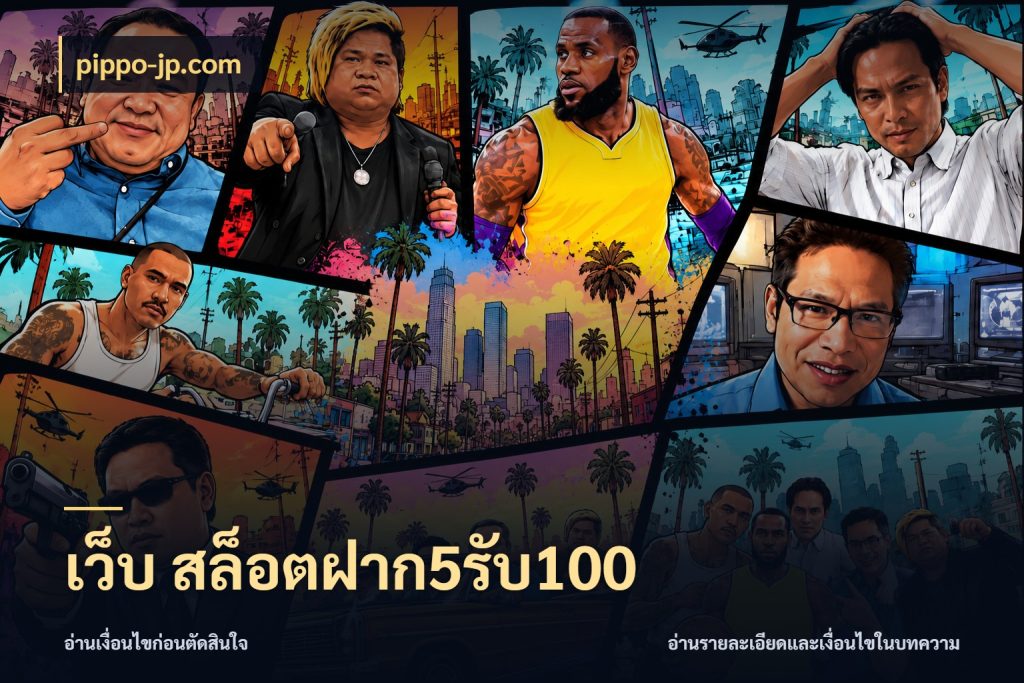 เว็บ สล็อตฝาก5รับ100 สายโบนัสเลือกจังหวะสนุกได้อย่างไร กับ pippo-jp.com