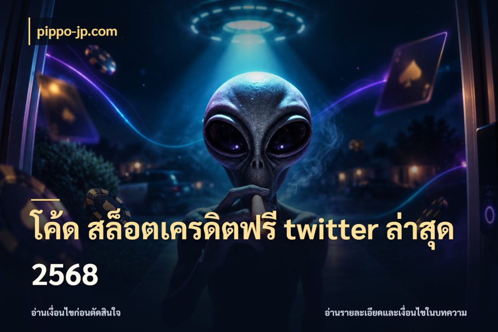 โค้ด สล็อตเครดิตฟรี twitter ล่าสุด 2568 เครดิตฟรีกับจังหวะลุ้นที่คุณเลือก ในมุม pippo-jp.com
