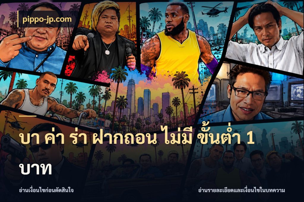 บา ค่า ร่า ฝากถอน ไม่มี ขั้นต่ำ 1 บาท เปิดประเด็นเงินและสถานะของบาคาร่า ในมุม pippo-jp.com
