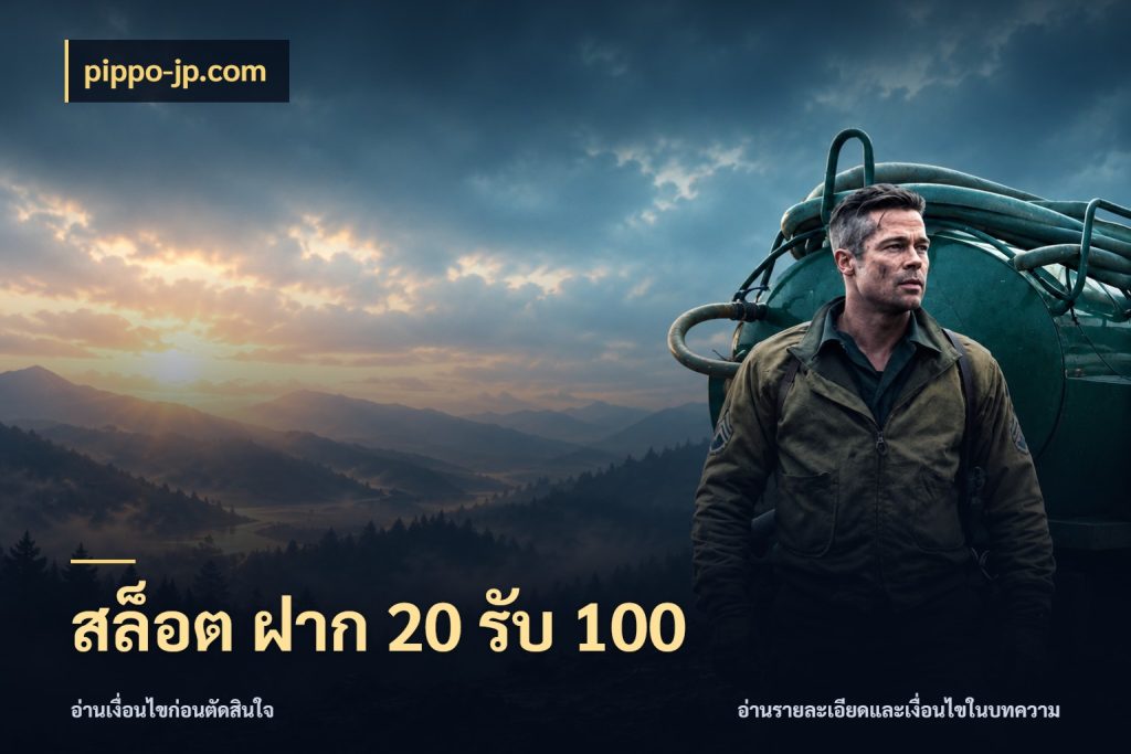 สล็อต ฝาก 20 รับ 100 จับคู่โบนัสกับสไตล์เกมที่ชอบ กับ pippo-jp.com