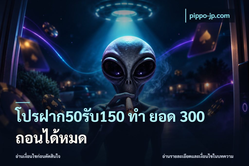 โปรฝาก50รับ150 ทํา ยอด 300 ถอนได้หมด