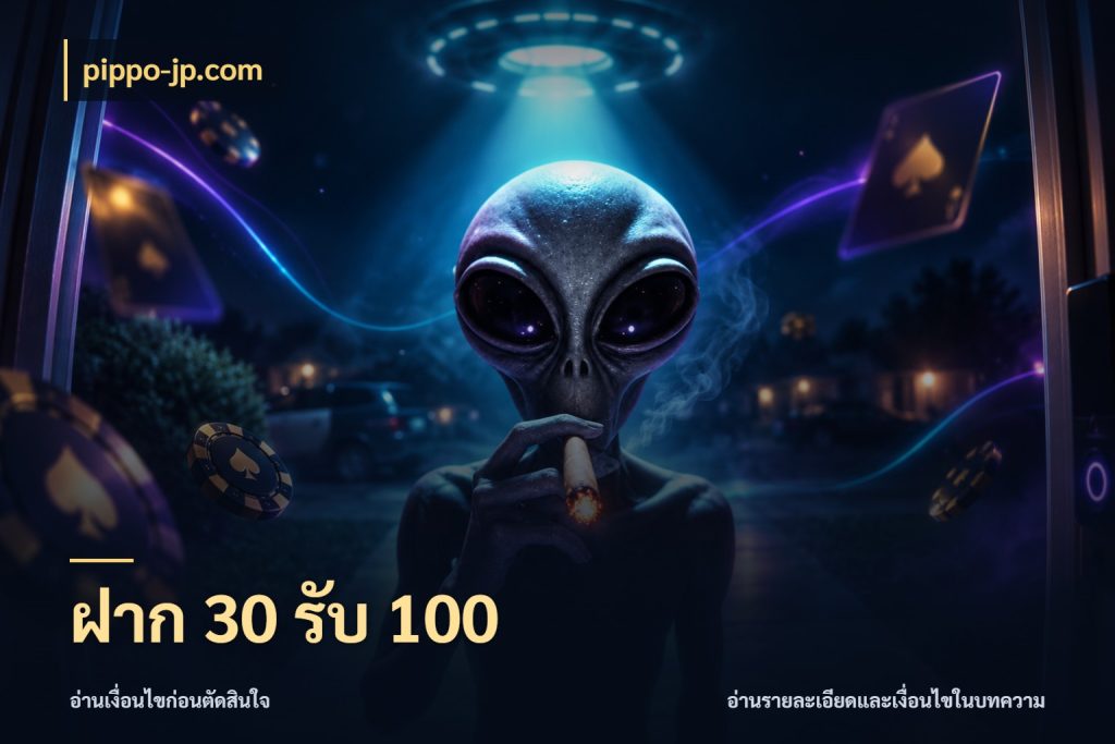 ฝาก 30 รับ 100 เปิดมุมโปรให้เข้ากับเกมแนวโปรด กับ pippo-jp.com