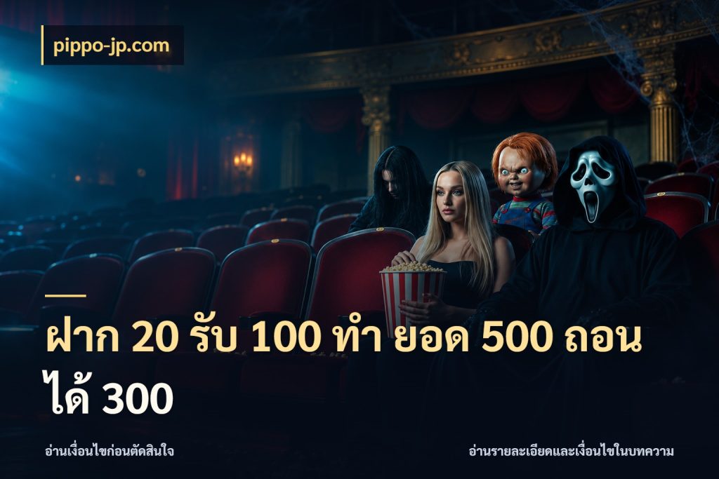 ฝาก 20 รับ 100 ทํา ยอด 500 ถอนได้ 300 จุดเด่นของเครดิตที่คนชอบเกมอยากรู้ สไตล์ pippo-jp.com