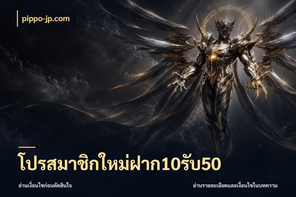 โปรสมาชิกใหม่ฝาก10รับ50 รูปแบบโบนัสกับสิทธิ์ของสายเกม ในมุม pippo-jp.com