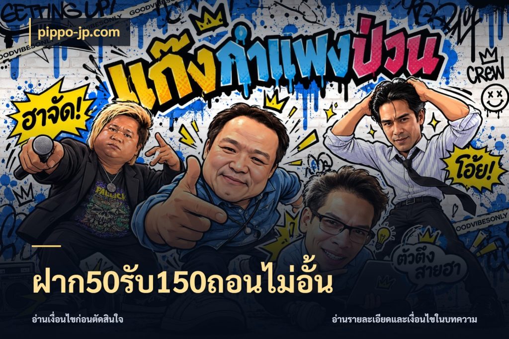 ฝาก50รับ150ถอนไม่อั้น จุดเด่นของเครดิตที่คนชอบเกมอยากรู้ ในมุม pippo-jp.com