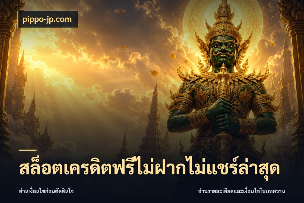 สล็อตเครดิตฟรีไม่ฝากไม่แชร์ล่าสุด pippo-jp.com เครดิตฟรีในมุมที่สายโบนัสสนใจ