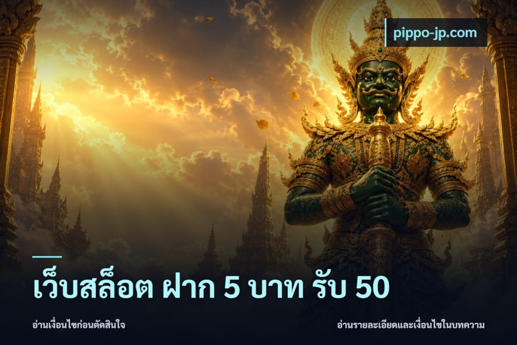 เว็บสล็อต ฝาก 5 บาท รับ 50