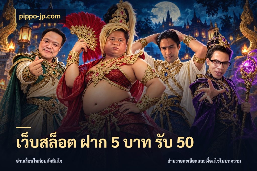 เว็บสล็อต ฝาก 5 บาท รับ 50 จุดเด่นของเครดิตที่คนชอบเกมอยากรู้ ในมุม pippo-jp.com