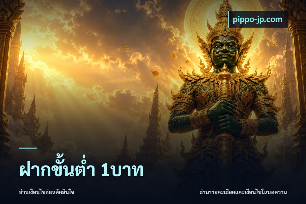 ฝากขั้นต่ำ 1บาท