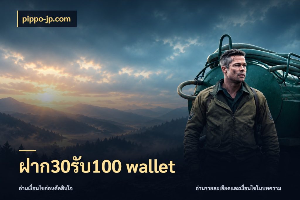 ฝาก30รับ100 wallet สายโบนัสเลือกจังหวะสนุกได้อย่างไร ในมุม pippo-jp.com