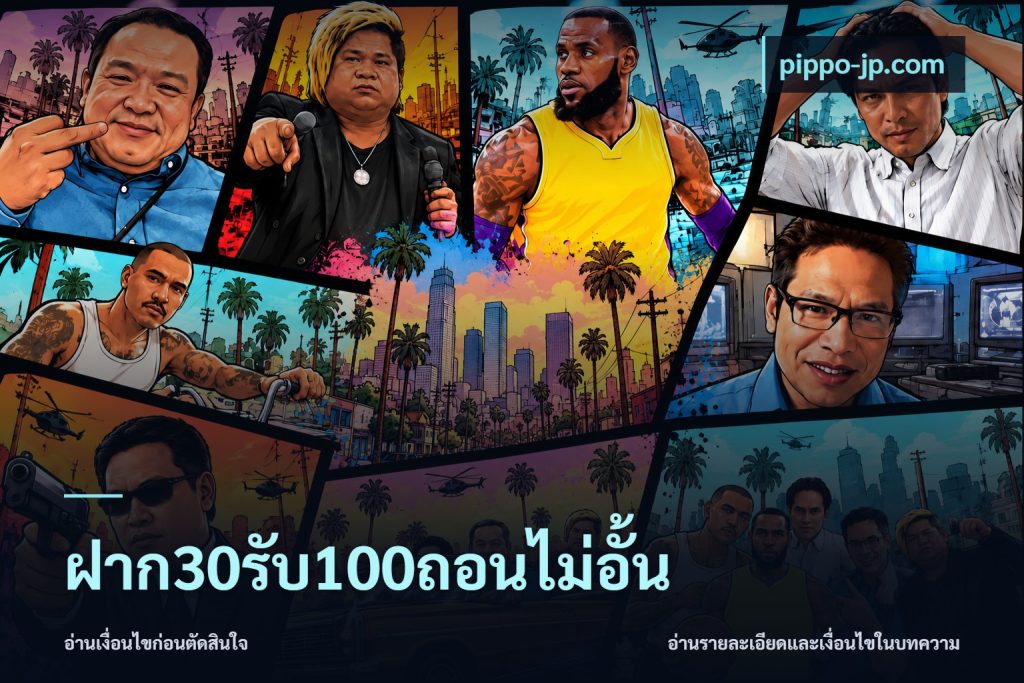 ฝาก30รับ100ถอนไม่อั้น