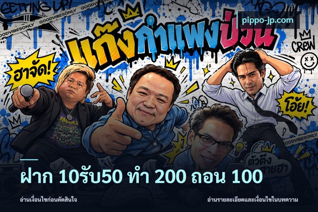 ฝาก 10รับ50 ทํา 200 ถอน 100